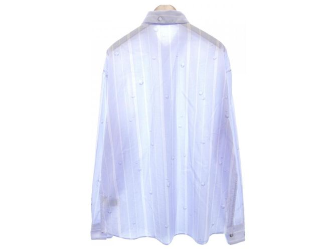 Hermès Camicia Hermes 37 in cotone Porpora - vista 2