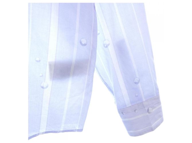 Hermès Camicia Hermes 37 in cotone Porpora - vista 6