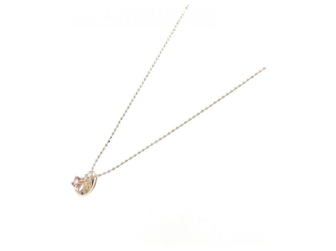 Autre Marque Collana in diamante di tormalina in oro rosa K10 - vista 2