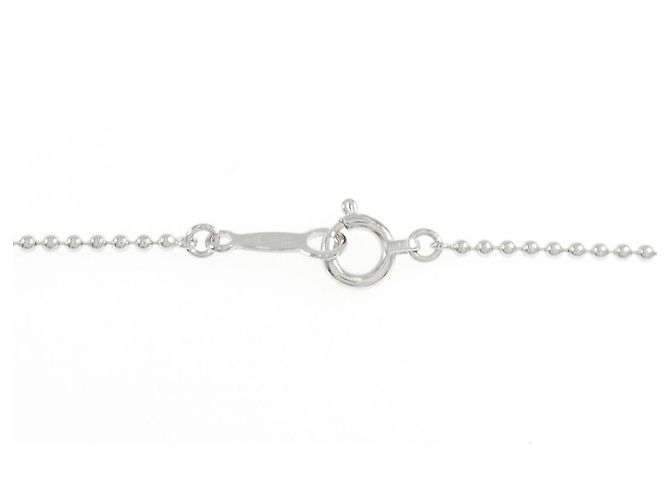 Collana Mikimoto in oro bianco Au750 con perla bianca del Mar del Sud Argento - vista 5