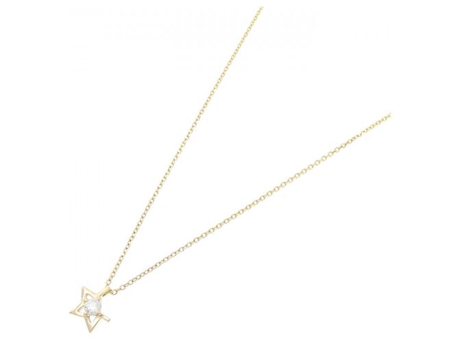 Autre Marque Colar de Au750 e Diamantes Dourado - vista 2