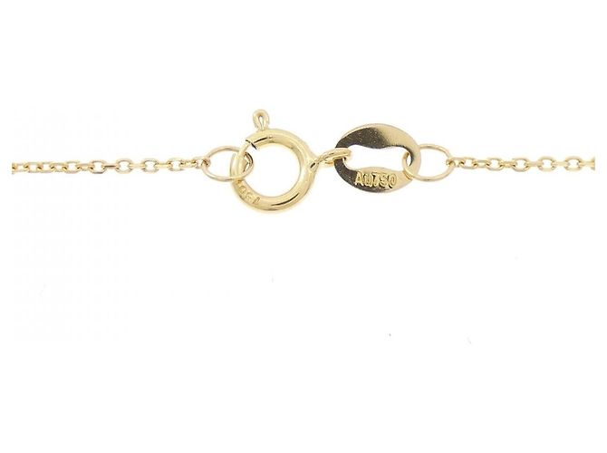 Autre Marque Colar de Au750 e Diamantes Dourado - vue 5