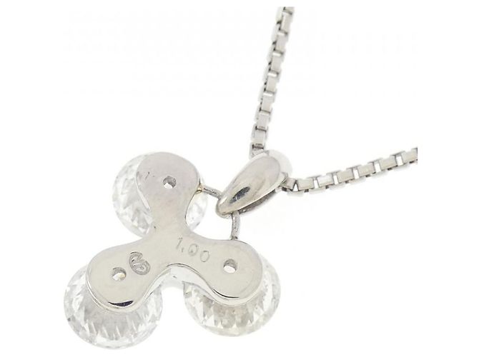 Autre Marque Collana in diamante Pt850 Argento - vista 4
