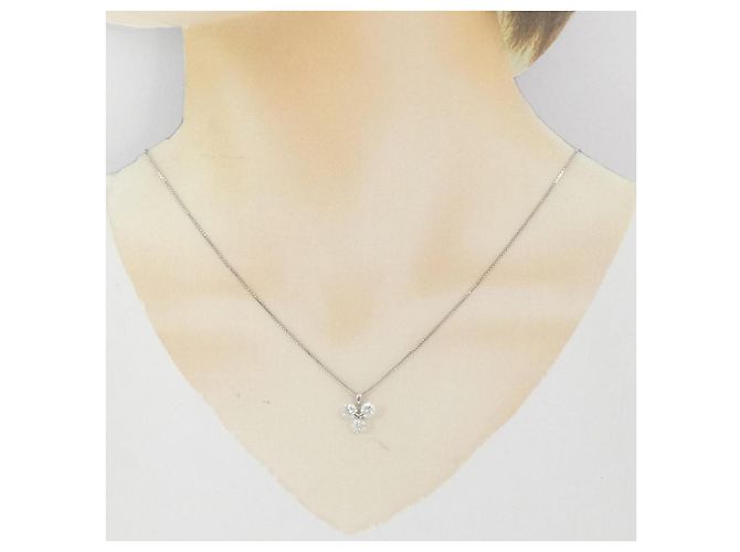 Autre Marque Collana in diamante Pt850 Argento - vista 6
