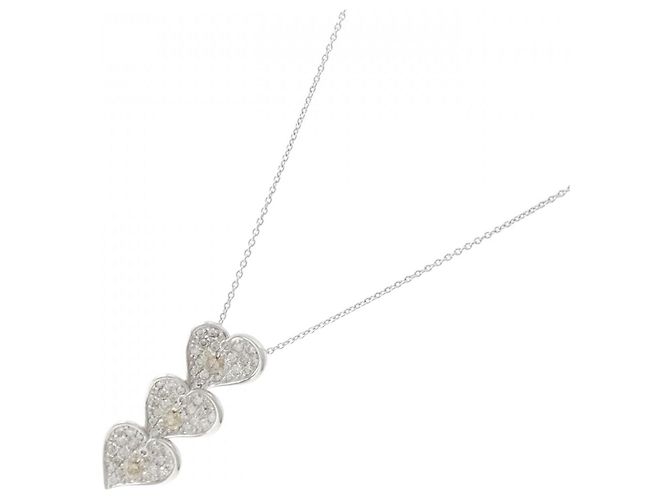 Autre Marque Collana in diamante in oro bianco Au750 Argento - vista 2