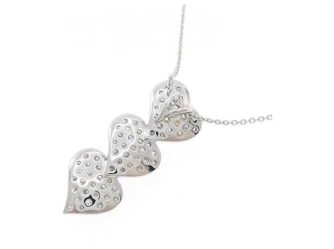 Autre Marque Collana in diamante in oro bianco Au750 Argento - vista 4
