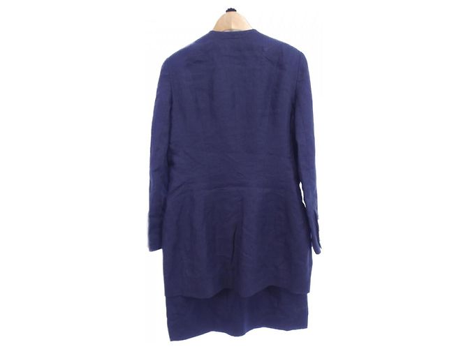 Completo Tailleur Chanel Blu Blu navy - vista 2