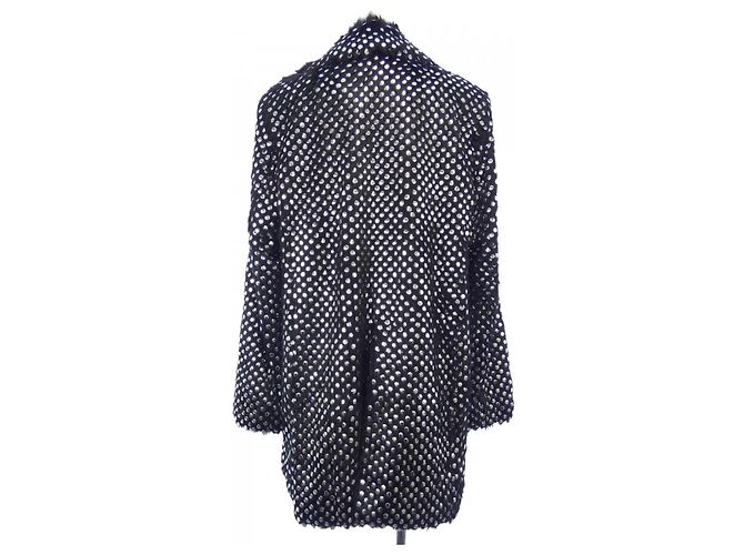 Céline CELINE Rabbit Coat Black - view 2