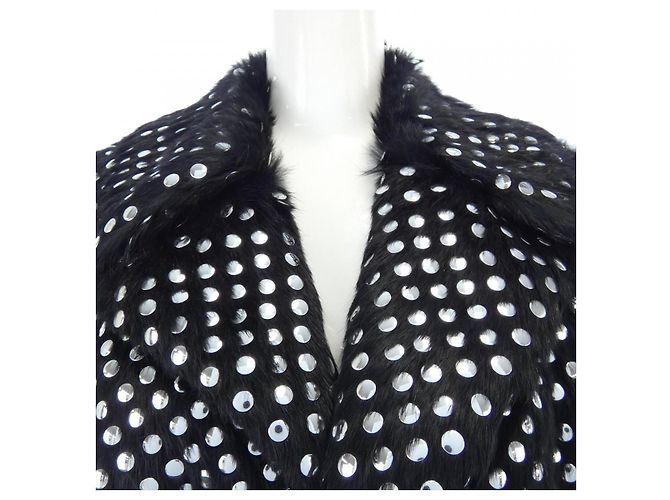 Céline CELINE Rabbit Coat Black - view 5