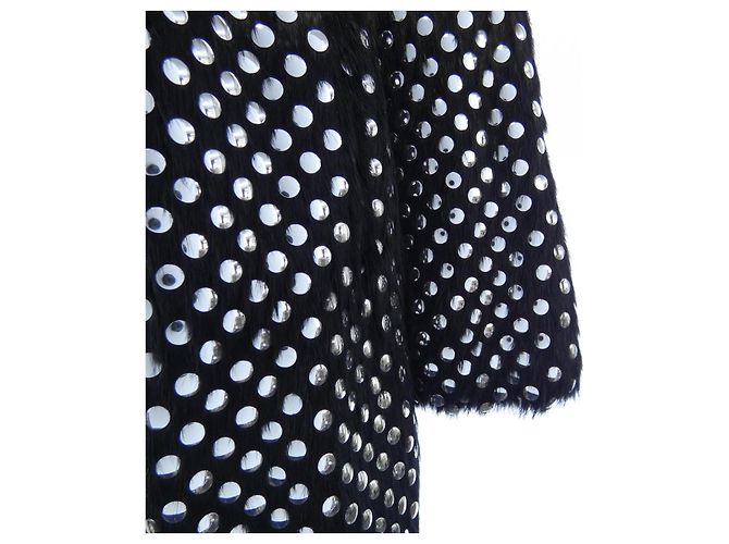 Céline CELINE Rabbit Coat Black - view 6
