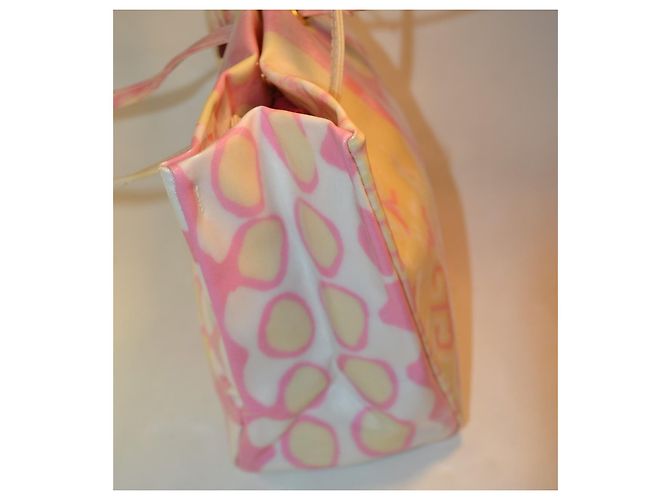 Bolsa Roberto Cavalli em tecido laminado estampado - vista 3