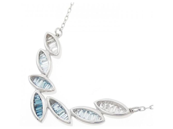 Autre Marque Collana con diamanti Au750 Argento - vista 4