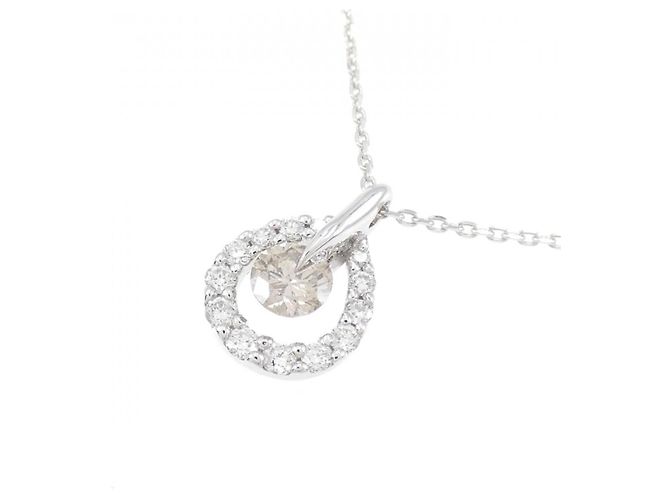 Autre Marque Collana in diamante in oro bianco Au750 Argento - vista 3
