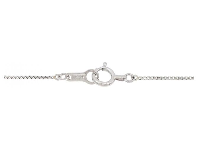Autre Marque Platin-Diamant-Halskette PT900 PT850 Silber - Ansicht 5