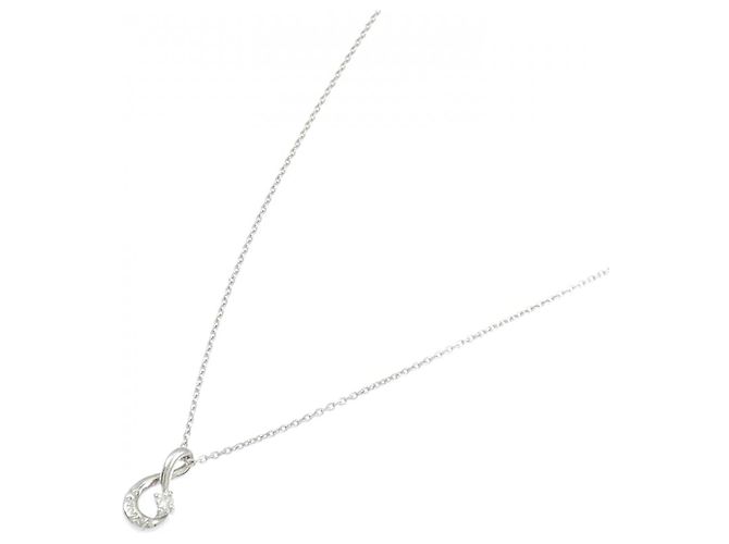 Autre Marque Collana in diamante Pt900 Pt850 Argento - vista 2