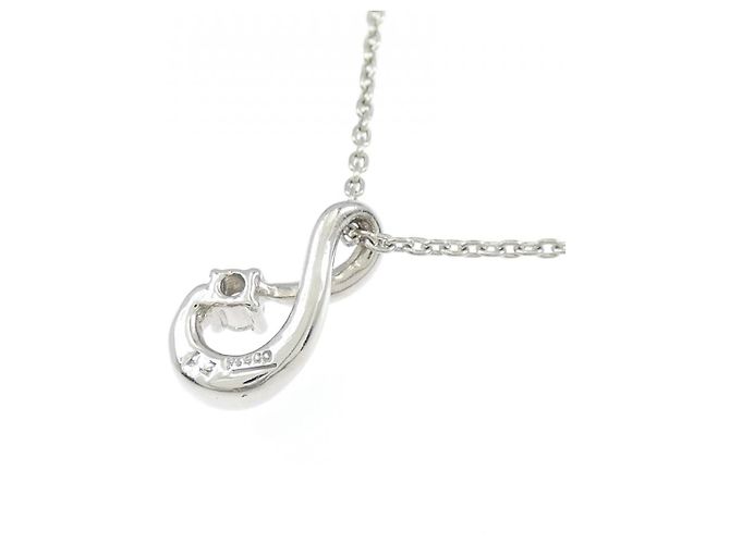 Autre Marque Collana in diamante Pt900 Pt850 Argento - vista 4