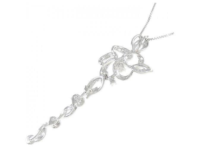Collana di Diamanti Tasaki Au750 Argento - vista 4