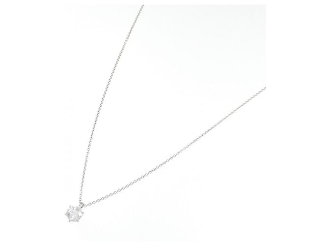 Autre Marque Collana in diamante Pt900 Pt850 Argento - vista 2
