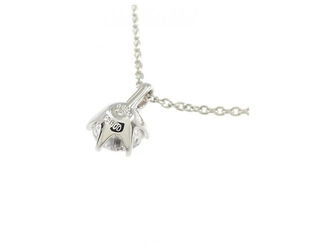 Autre Marque Collana in diamante Pt900 Pt850 Argento - vista 4