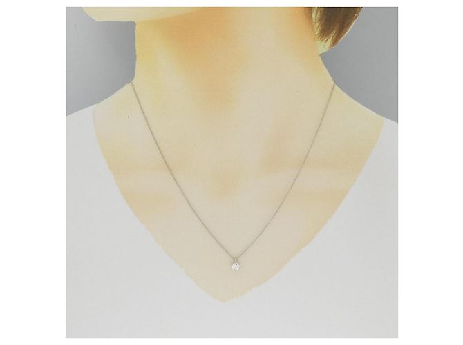 Autre Marque Collana in diamante Pt900 Pt850 Argento - vista 6