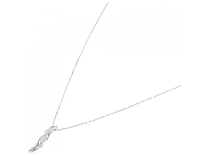 Autre Marque Collana con diamanti Au750 Argento - vista 2