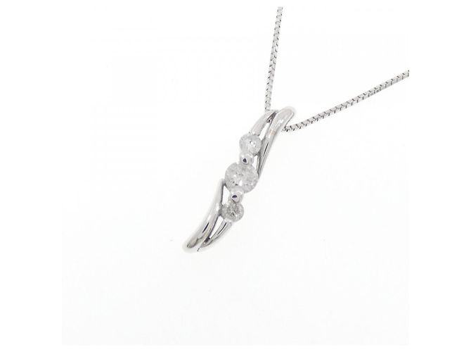 Autre Marque Collana con diamanti Au750 Argento - vista 3