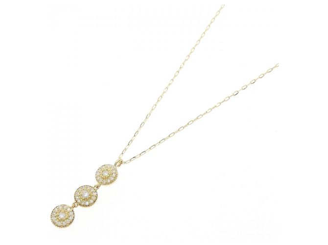 Autre Marque Au750 Diamant-Halskette Golden - Ansicht 2