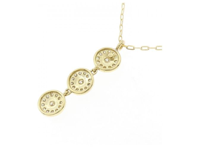 Autre Marque Au750 Diamant-Halskette Golden - Ansicht 4