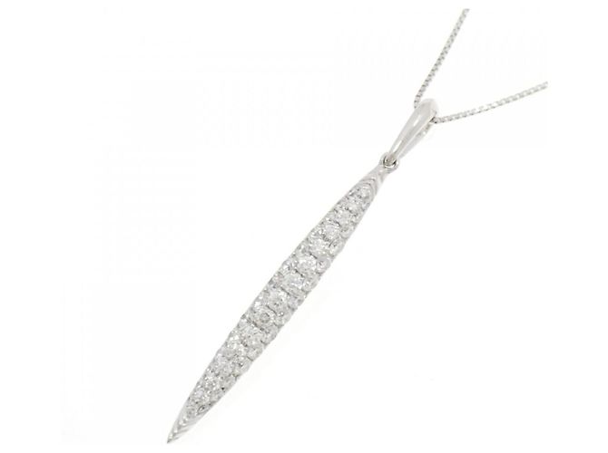 Autre Marque Collana in diamante in oro bianco Au750 Argento - vista 3
