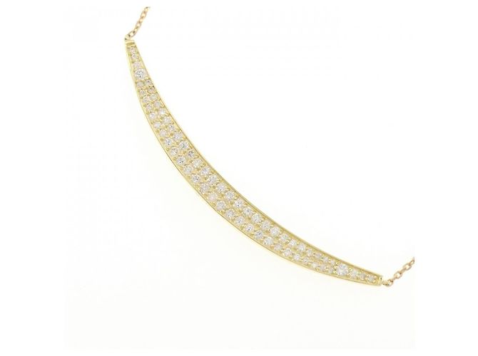 Autre Marque Collar de diamantes Au750 Dorado - vista 3