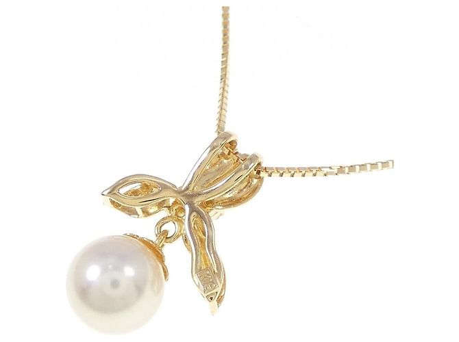 Autre Marque Collana di Perle Akoya Au750 D'oro - vista 4