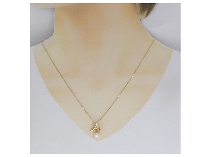 Autre Marque Collana di Perle Akoya Au750 D'oro - vista 6