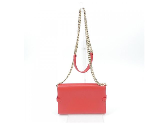 Borsa Pochette Tempête Delvaux Rosso - vista 3