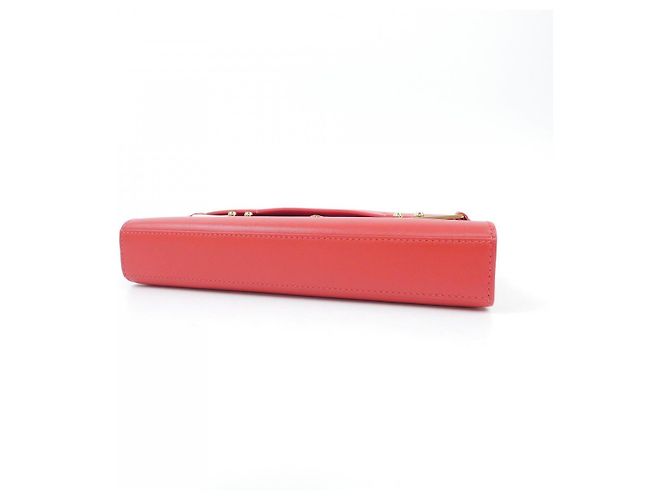 Borsa Pochette Tempête Delvaux Rosso - vista 4