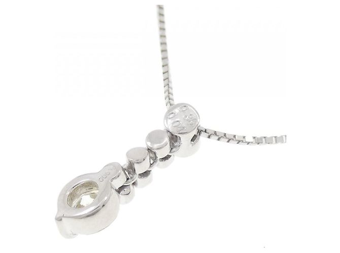 Autre Marque Collana in diamante PT900 PT850 Argento - vista 4