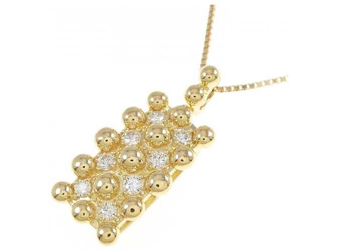 Autre Marque Collar de diamante Au750 Dorado - vista 3