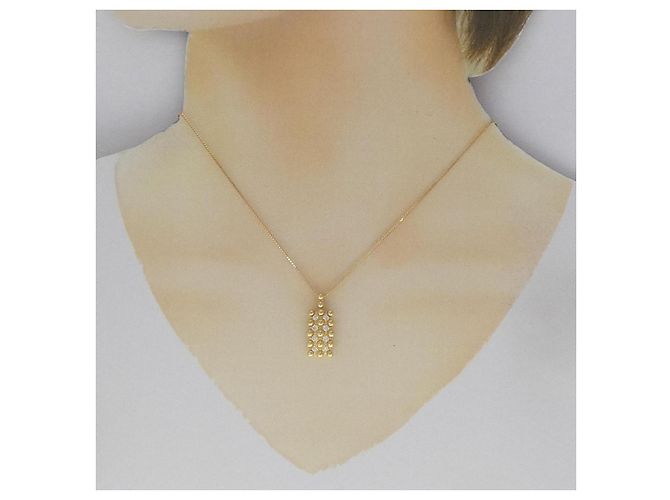 Autre Marque Collar de diamante Au750 Dorado - vista 6