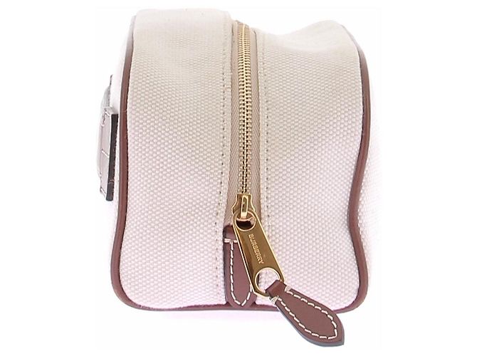 Burberry Estuche de lona Beige - vista 4