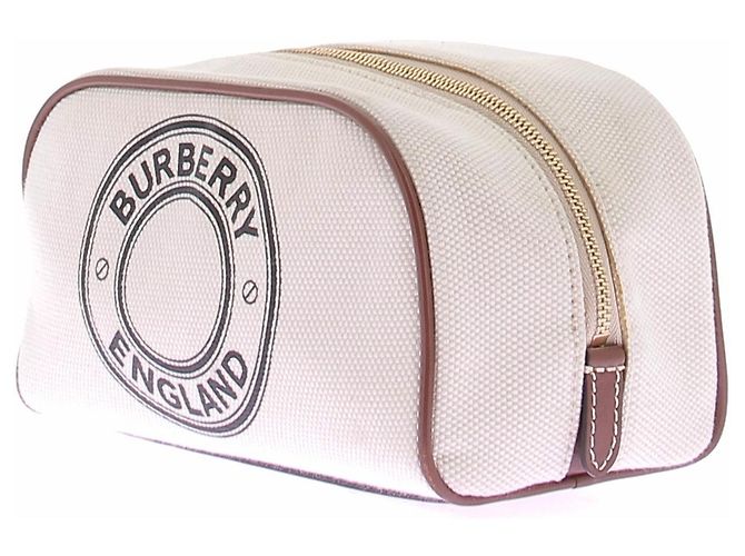 Burberry Estuche de lona Beige - vista 5