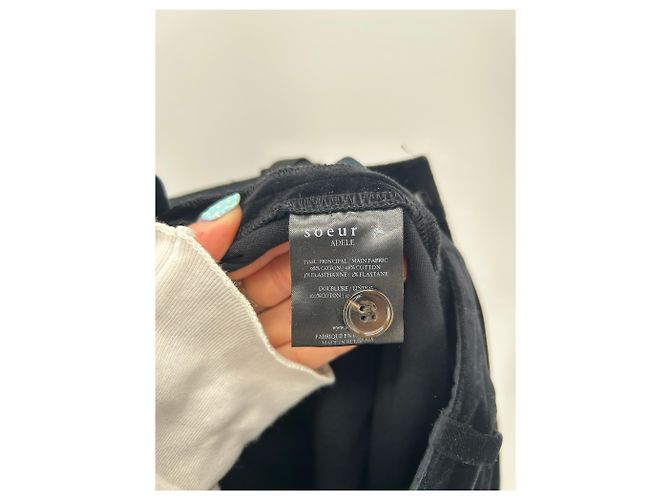 Soeur Schwarze Samthose - Ansicht 4
