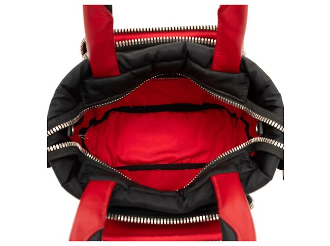 Borsa a mano piccola Cargo di Prada Nero Rosso - vista 4