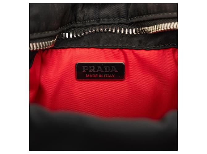 Borsa a mano piccola Cargo di Prada Nero Rosso - vista 5
