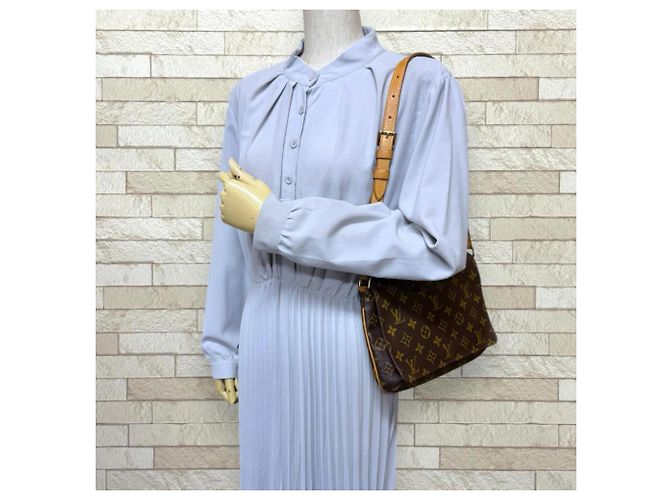 Borsa a Spalla Musette Tango Louis Vuitton Marrone - vista 2