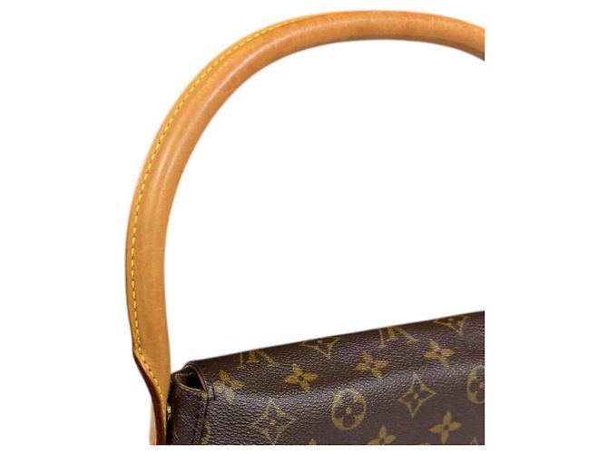 Borsa a mano Mini Looping Monogram Louis Vuitton Marrone - vista 10
