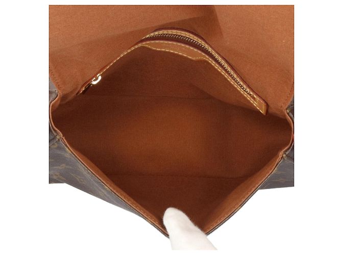 Borsa a mano Mini Looping Monogram Louis Vuitton Marrone - vista 6