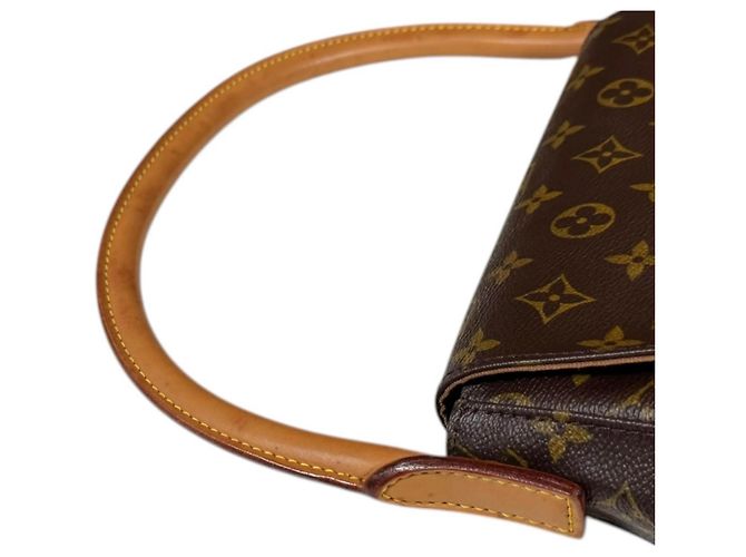 Borsa a mano Mini Looping Monogram Louis Vuitton Marrone - vista 8