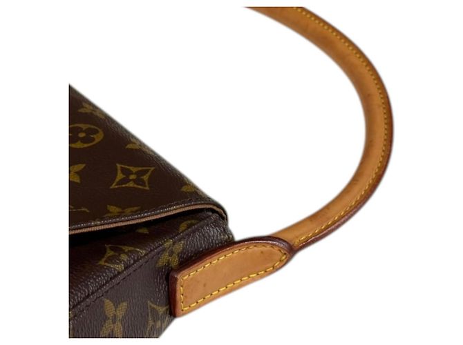 Borsa a mano Mini Looping Monogram Louis Vuitton Marrone - vista 9