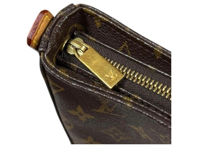 Bolso de Hombro Looping MM Monograma Louis Vuitton Castaño - vista 10