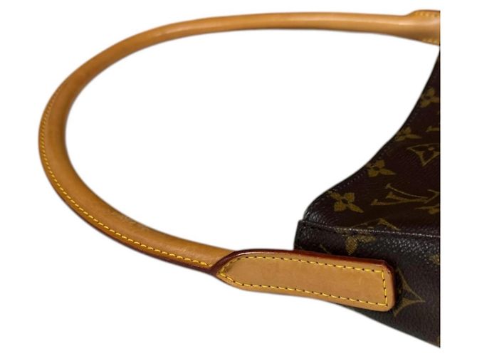 Bolso de Hombro Looping MM Monograma Louis Vuitton Castaño - vista 13