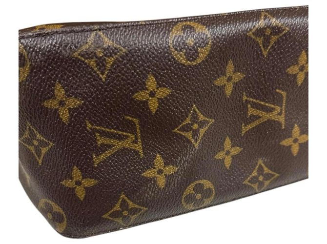 Bolso de Hombro Looping MM Monograma Louis Vuitton Castaño - vista 9